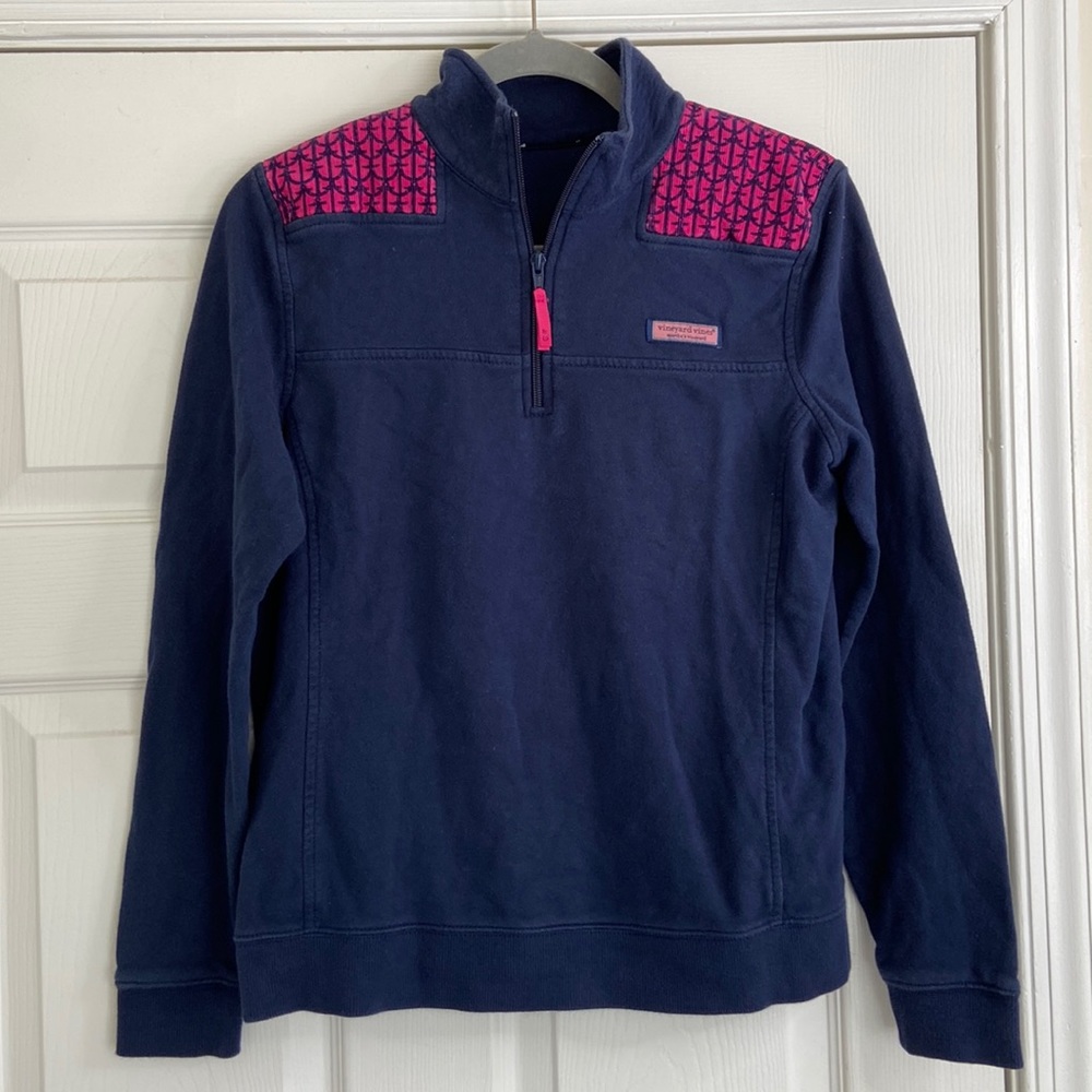 Vineyard Vines | Blue Pullover | Shep Shirt | Quarter Zip | Size Medium